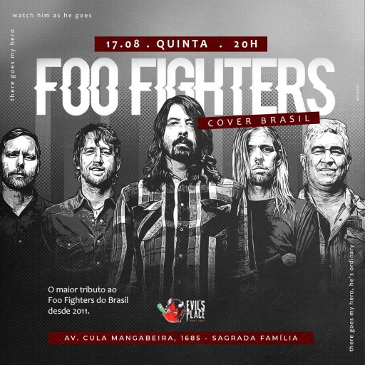 LIVE FOO FIGHTERS COVER BRASIL 