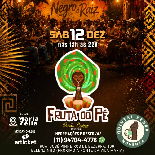 Fruta do Pé | Negro é Raiz