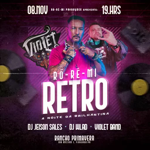 Foto do Evento Ró - Ré - Mi Retrô