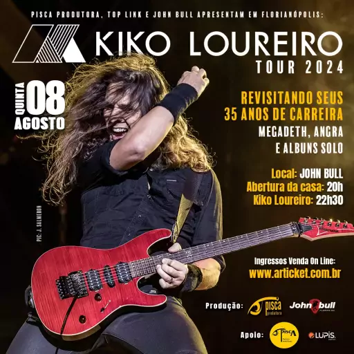 Kiko Loureiro em Florianópolis