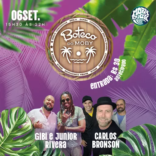 Foto do Evento Boteco do Moby | Carlos Bronson