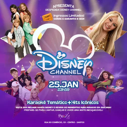 Foto do Evento Despedida Disney Channel
