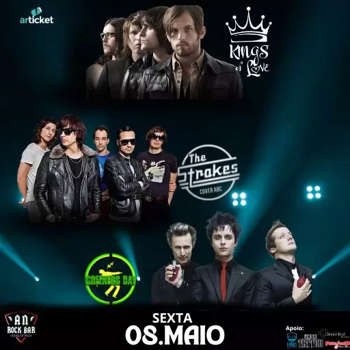 Foto do Evento GREEN DAY/ STROKES/ KINGS OF LEON