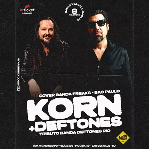 Foto do Evento KORN (FREAKS-SP) + DEFTONES RIO