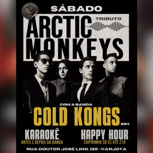 Foto do Evento Cold Kongs | Tributo Artic Monkeys