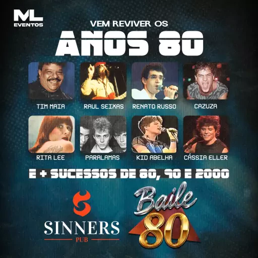 Baile 80 em Jaguará do Sul