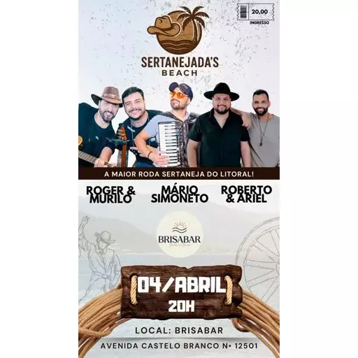 Foto do Evento Sertanejada's Beach