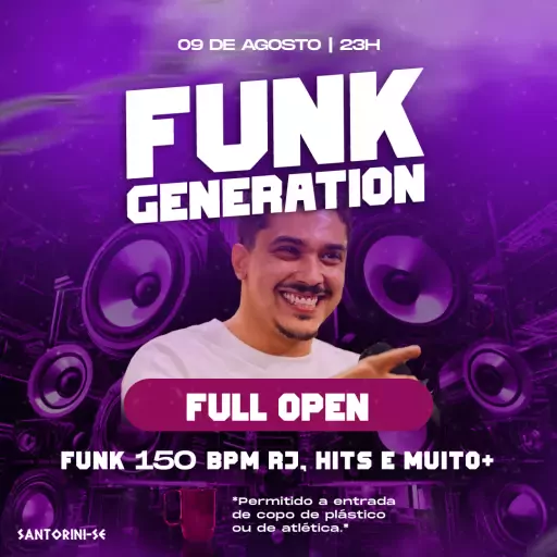 Foto do Evento FUNK GENERATION