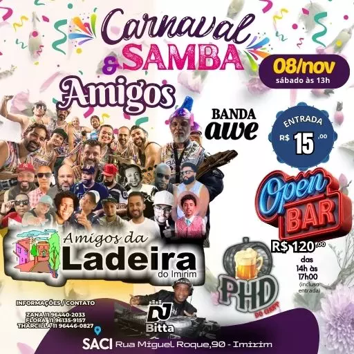 Foto do Evento Carnaval e Samba