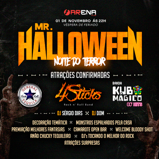 Foto do Evento Mr Halloween | Noite do Terror