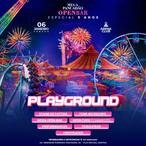 MEGA PANCADÃO 5 ANOS - PLAYGROUND