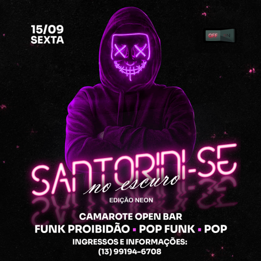 Foto do Evento SANTORINI-SE NO ESCURO