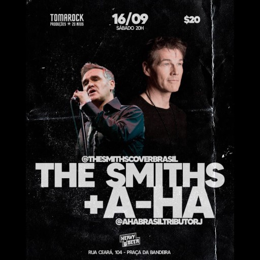 Foto do Evento THE SMITHS COVER BR + A-HA TRIBUTE