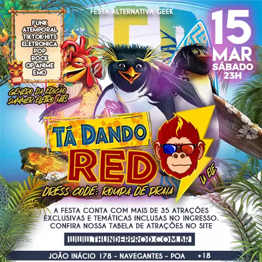Foto do Evento RED LEGACY - TA DANDO ONDA