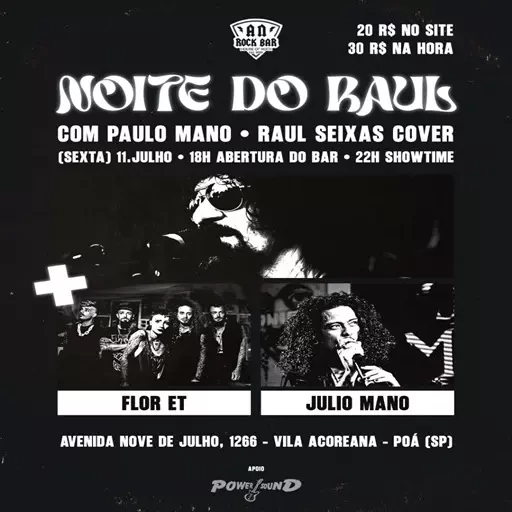 Foto do Evento NOITE DO RAUL