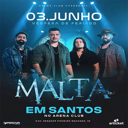 Foto do Evento Banda Malta em Santos