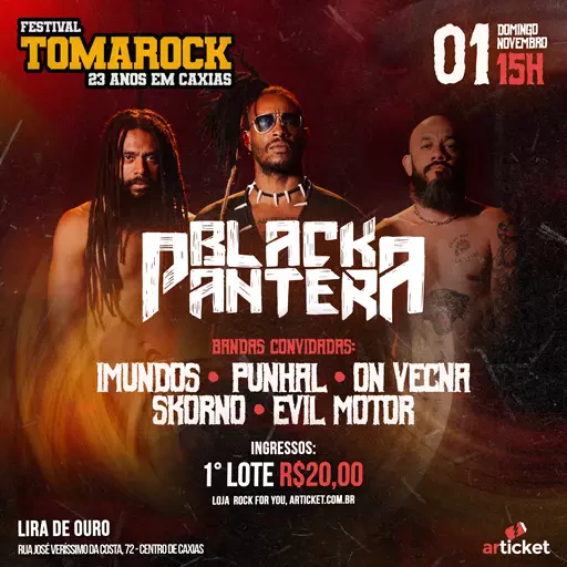 BLACK PANTERA EM CAXIAS!!