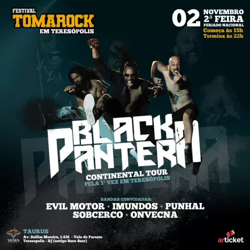 BLACK PANTERA EM TERESÓPOLIS