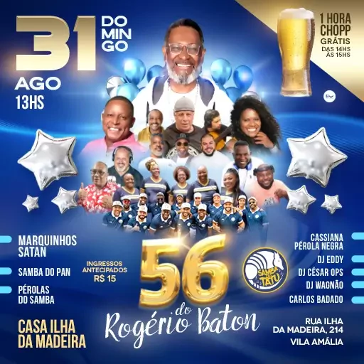 ANIVERSÁRIO DO ROGERIO BATON
