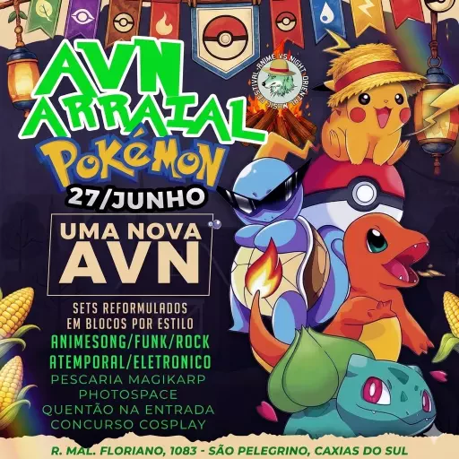 AVN - ARRAIAL POKÉMON