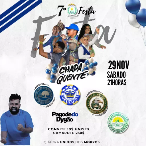 Foto do Evento 7ª FESTA BATERIA CHAPA QUENTE