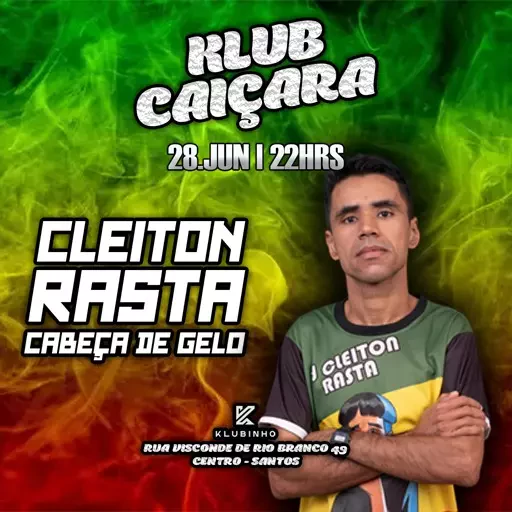 Foto do Evento KLUB CAIÇARA COM CLEITON RASTA