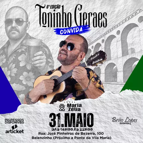 Foto do Evento Toninho Geraes | 6ª Edição