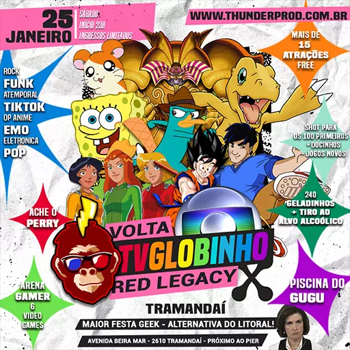 Foto do Evento RED MONKEY TRAMANDA - Tv Globinho