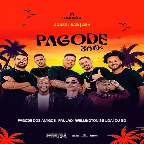 Foto do Evento PAGODE 360