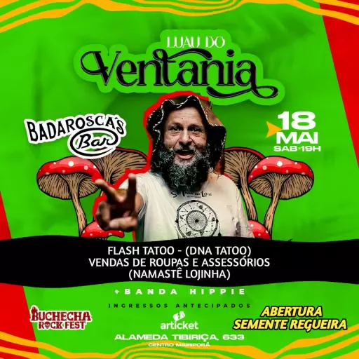 LUAU DO VENTANIA NO BADAROSCA BAR