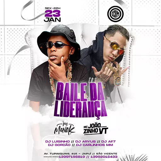 Baile da Liderança: Meno K e JVT