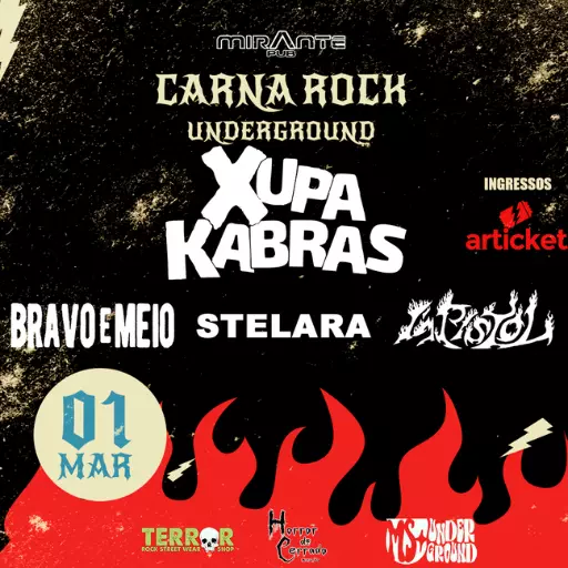 Foto do Evento CARNAROCK UNDERGROUND - 01/03