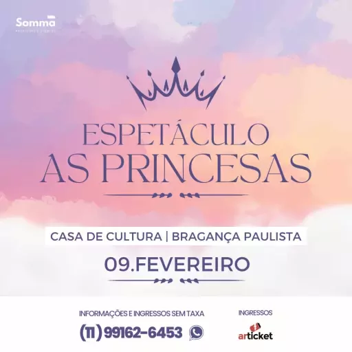 Foto do Evento AS PRINCESAS em BRAGANÇA PAULISTA