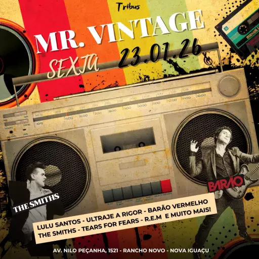 Foto do Evento MR. VINTAGE - CLÁSSICOS ROCK 80