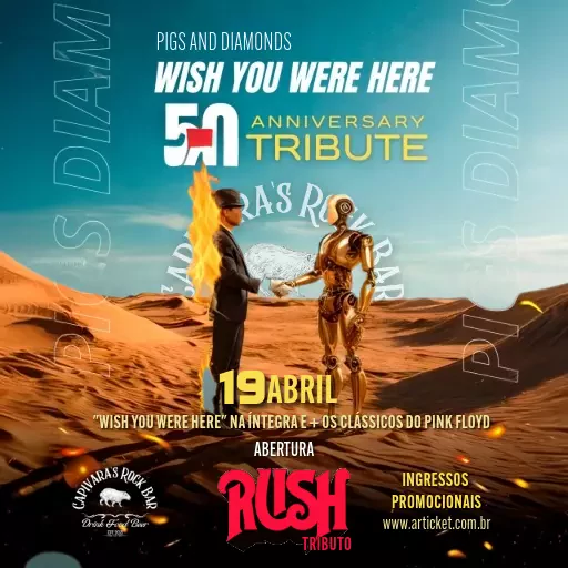 Tributo Pink Floyd + Rush