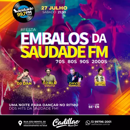 Foto do Evento Embalos da SAUDADE FM