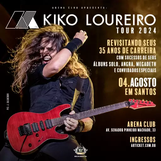 Kiko Loureiro Em Santos - Evento ON