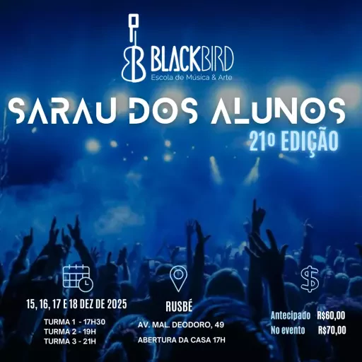 Foto do Evento 21º Sarau dos Alunos Blackbird