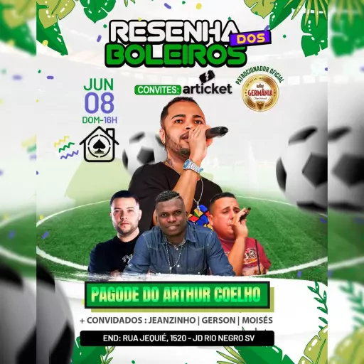 Foto do Evento Resenha dos Boleiros | Monaipe House
