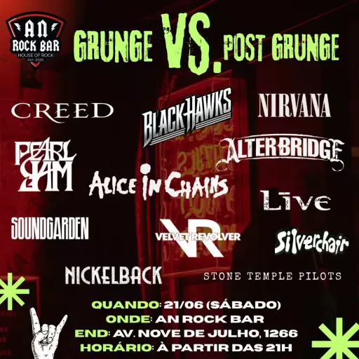 Foto do Evento GRUNGE vs POST GRUNGE