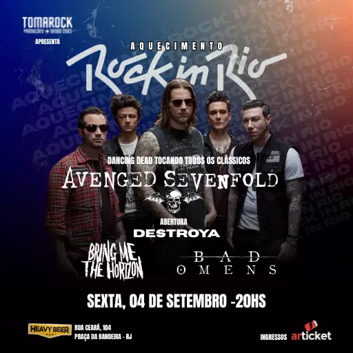 AQUECIMENTO ROCK IN RIO