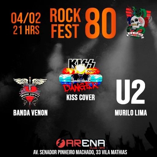 Foto do Evento Rock Fest 80'