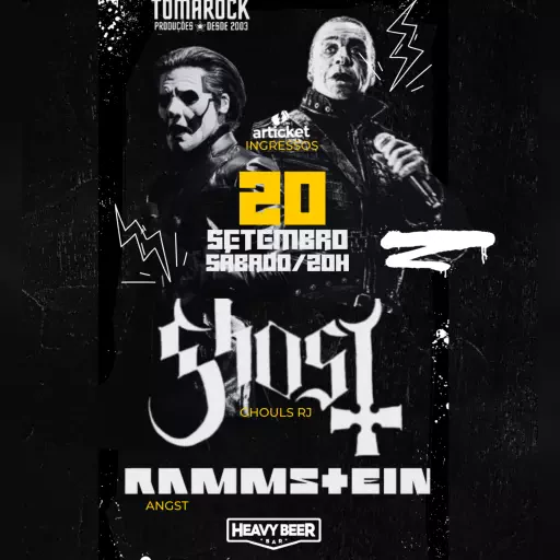 Foto do Evento GHOST cover + RAMMSTEIN cover