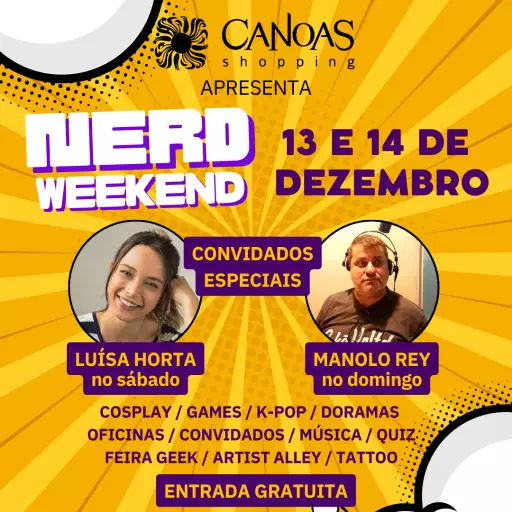 Foto do Evento Nerd Weekend no Canoas Shopping