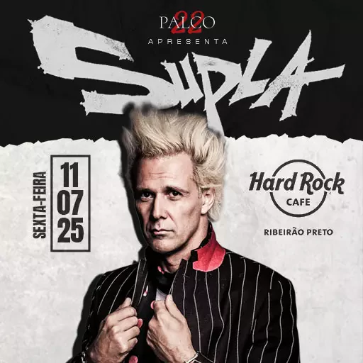 Foto do Evento Supla no Hard Rock Café em Ribeirão