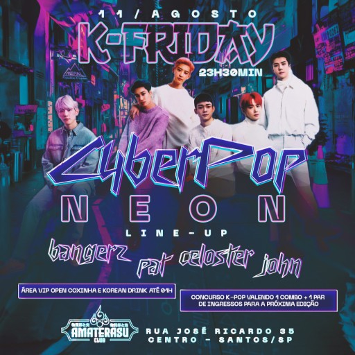 Foto do Evento K-FRIDAY Cyberpop Neon