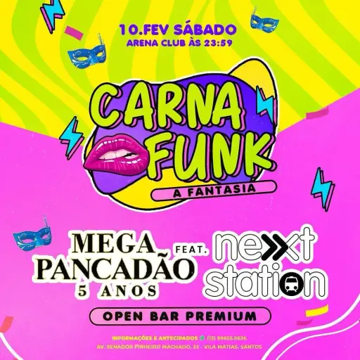 Foto do Evento MEGA PANCADÃO FEAT NEXT STATION