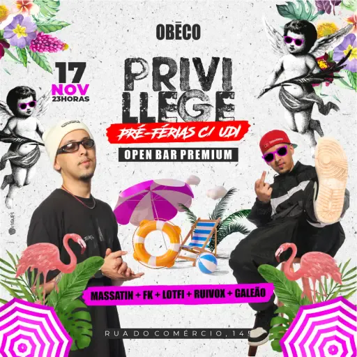 Foto do Evento É HOJE Privillege | Pré férias c Udi