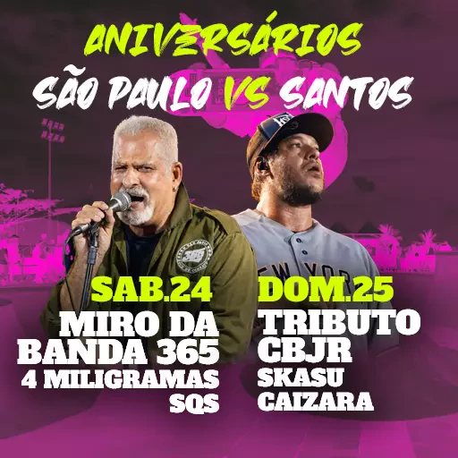 Foto do Evento Aniversários Santos e SP