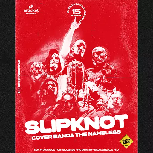 Foto do Evento SLIPKNOT COVER - THE NAMELESS